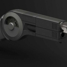 batman grapple gun arkham props 3d print model - Mito3D