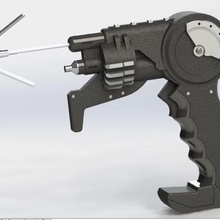 batman grappling hook grapple gun 3d print model - Mito3D