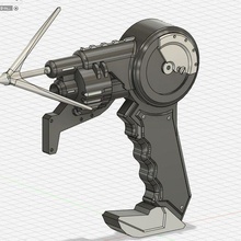 Batman Haken Gewehr 3d print model - Mito3D