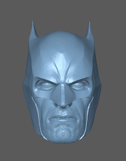 Batman silenzio dc i fumetti 3d print model - Mito3D