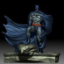 batman Cállate Arte cómic superhéroe juegos gárgola detalles escultura estatua dc lee arte fan 3d print model - Mito3D