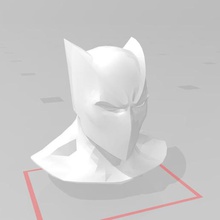 batman inspiré paquet million cosplay figure buste capot armure masque costume statue Douane réplique sombre Chevalier Gotham dc 3d print model - Mito3D