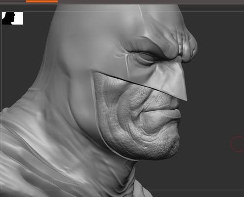 batman jim sotavento estilo antiguo busto cómic dccomic oscuro caballero bruce wayne 3d print model - Mito3D