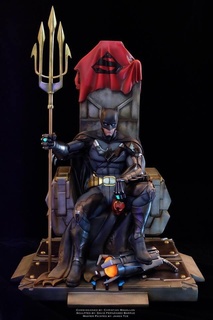 batman justice league throne Game superman dc 3d print model - Mito3D
