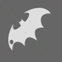 batman porte-clés jeu de 3d print model - Mito3D