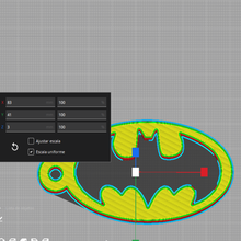Batman portachiavi 3d print model - Mito3D
