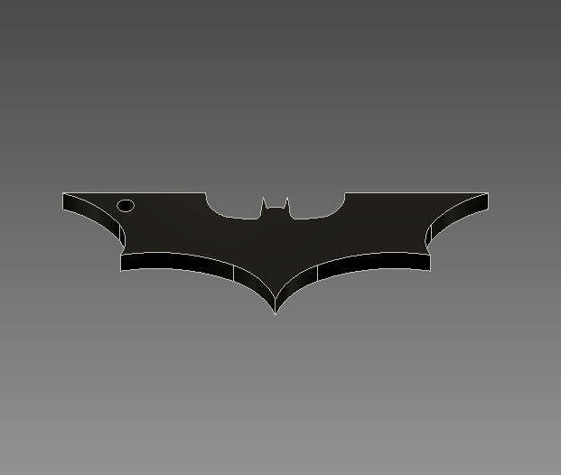 Batman Schlüsselbund dc 3D print model - Mito3D