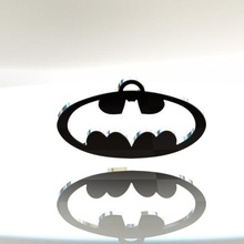 batman-Schlüsselanhänger verschiedene batman bat Schlüssel-ring 3d print model - Mito3D