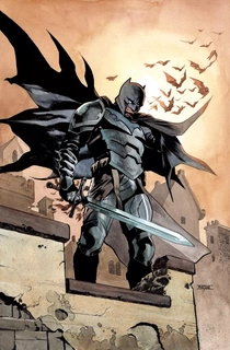 batman Caballero acero armadura cómic oscuro caballeros personalizado figura dc multiverso Mcfarlane mezco maravilla superhombre 3d print model - Mito3D
