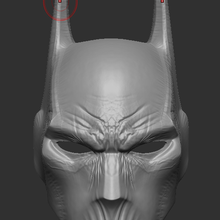 batman caida caballeros versión detallado 2 juego búho Corte búhos Arkham cosplay máscara dc historietas 3d print model - Mito3D
