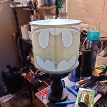 batman lamp shade  lamp shade 3d print model - Mito3D