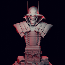 batman riendo busto Arte estatua figura risas bufón 3d print model - Mito3D