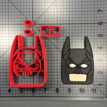 batman lego cookie cutter cortador modulado vari 3d print model - Mito3D