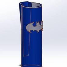 Batman accendino Astuccio guaina 3d print model - Mito3D