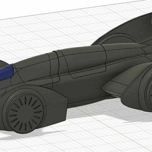 Batman vivere batmobile repliche replica Schermo 3d print model - Mito3D