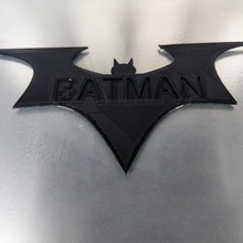 batman-logo Kunst Tier Kunst-Spielzeug 3d print model - Mito3D
