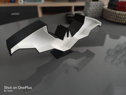 batman logo hero dc movie comics 3d print model - Mito3D