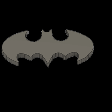 logotipo do batman gadget 3d print model - Mito3D