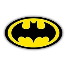 batman logo - dc comics sanat vuruş bat&ntilde Batı se&ntilde logosu sembolü sembol işaretleri logolar 3d print model - Mito3D