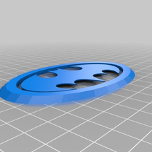 logotipo do batman preto anel externo 2 impressora a cores ferramenta A impressão 3d 3d print model - Mito3D