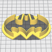 Batman logo biscotto taglierina dc mlp cottura cucinando pla utensili 3 d stampa fondente 3d print model - Mito3D