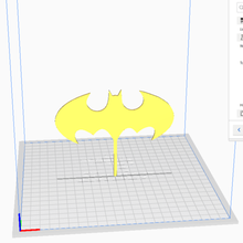 batman logo decoration birthday cake 3d print model - Mito3D