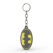 batman logotipo chaveiro chave anel filme 3d print model - Mito3D