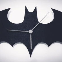 logo de batman horloge murale ikea stomma la maison nsfw ménage 3d print model - Mito3D