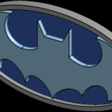 logo di batman gadget 3d print model - Mito3D