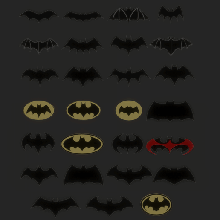 Batman Logos dunkel Ritter 3d print model - Mito3D