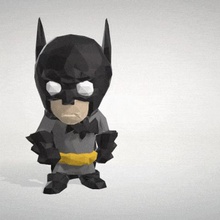 batman lowpolypop Sammlung objoy verschiedene Figur 3d print model - Mito3D