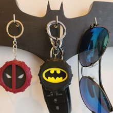 batman maker coin key ring 3d print model - Mito3D
