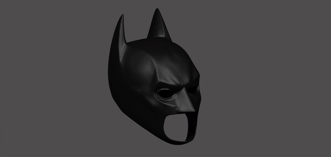 Batman maschera Giochi costumi 3d print model - Mito3D