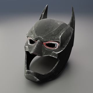 batman maske kukuletası Kostüm oyunu Arkham Gotham çizgi roman dc şövalye karanlık yazdırılabilir joker kostüm 3d print model - Mito3D