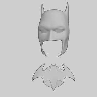 batman masque cosplay art chauve souris catwoman chat 3d print model - Mito3D