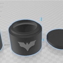 batman matte set 3d print model - Mito3D