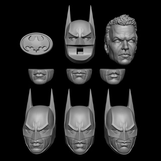 batman micheal Keaton cabeza destello capucha roja dc DC comics personaje diseño esculpir 3d print model - Mito3D