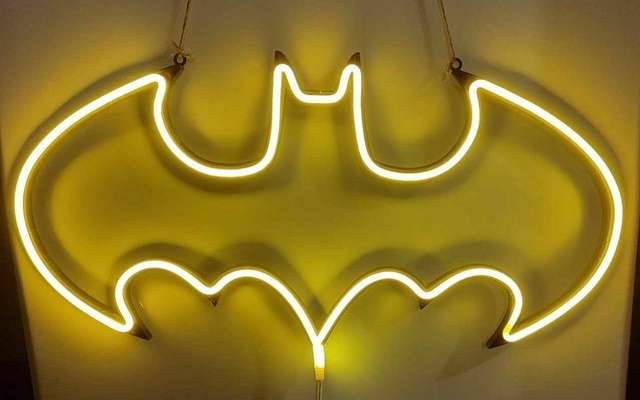 batman on led 3d print model - Mito3D