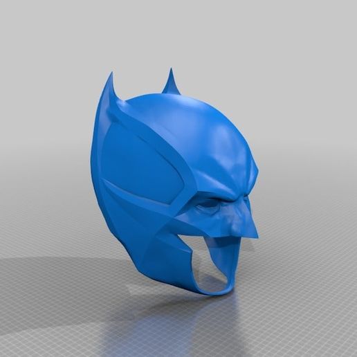 batman noel game cowl dc comics helmet props 3D print model - Mito3D