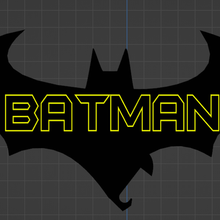 batman abridor ferramenta herói dc quadrinho 3d print model - Mito3D