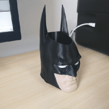 Batman penna titolare supporto 3d print model - Mito3D