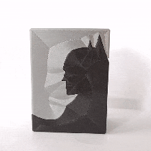 batman penguin flip phone stand 3d print model - Mito3D