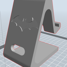 batman téléphone titulaire soutien 3d print model - Mito3D