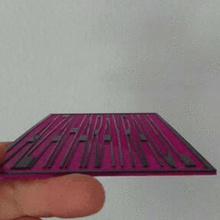 batman optik yanılsama cümle takı logosu sembolü şarkı sözleri siluet 3d print model - Mito3D
