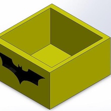 batman pot ev kalem 3d print model - Mito3D