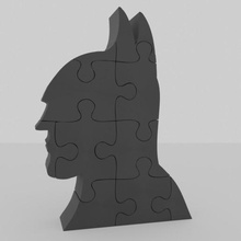 batman enigma quebra cabeça animal brinquedo 3d print model - Mito3D
