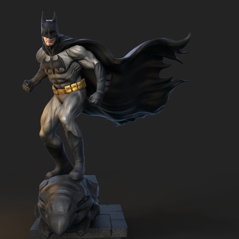 Detalles de impresión 3D batman rediseno arte