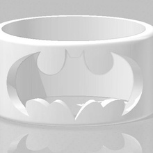 batman anillo 3d print model - Mito3D