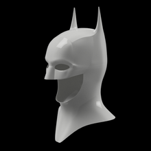 batman robert pattinson helmet art 3d print model - Mito3D