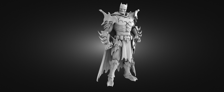 batman miedo versión DC comics dc historietas maravilla harleyquinn Liga Justicia Arte Gotham Universo superhéroe bufón Estados Unidos figurilla estatuilla hogar casa regalo juguete 3d print model - Mito3D